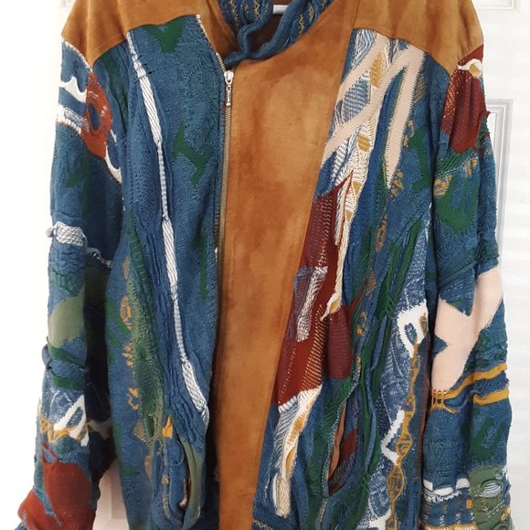 Coogi sweater jacket bomber large - Picture 1 of 4